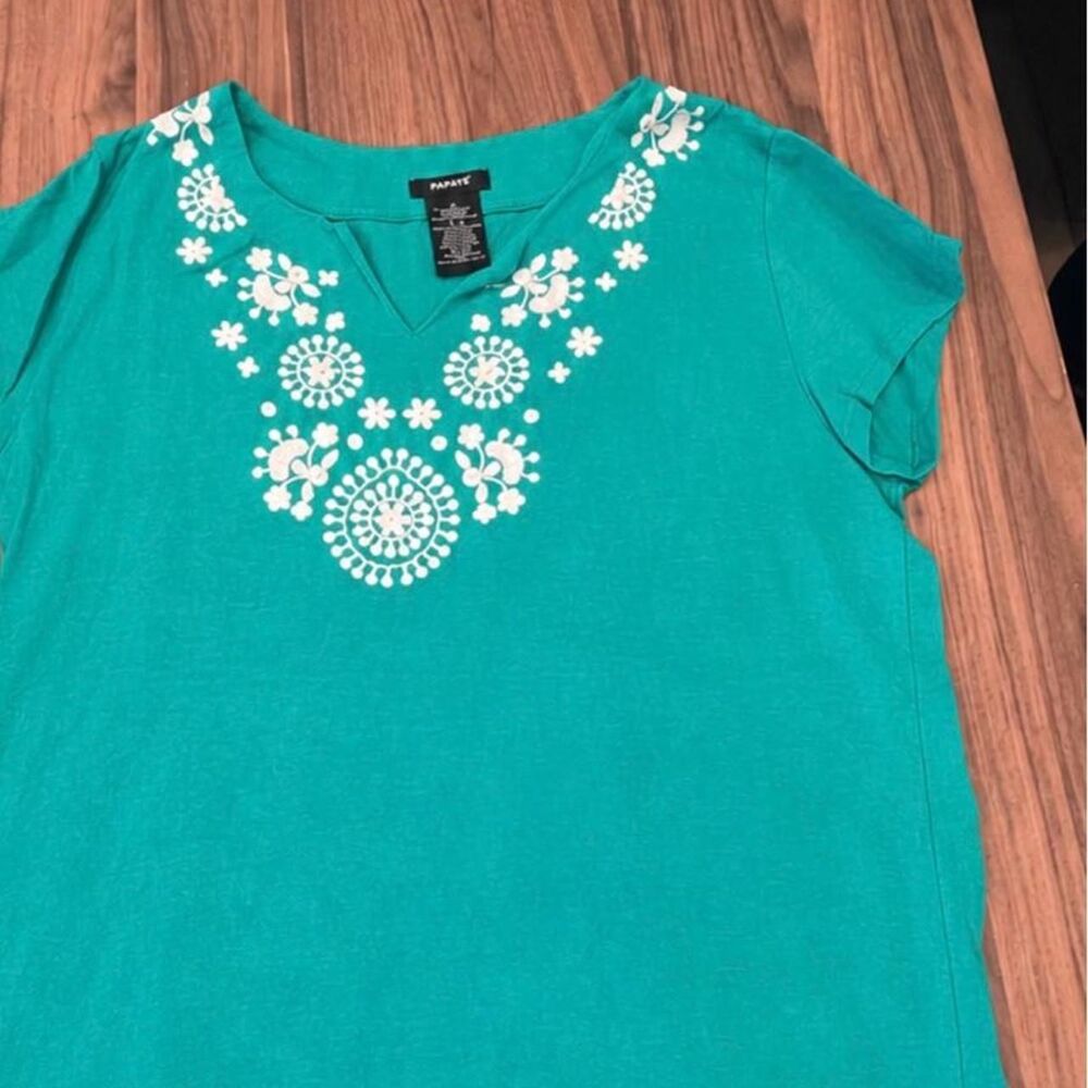 Unbranded Women's Green and Blue Blouse
